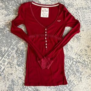 Hollister long sleeve shirt women’s large